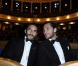 Jake Davies et Sébastien Jondeau à la soirée de lancement du calendrier Pirelli 2011. Moscou