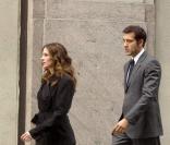 Julia Roberts et Clive Owen sur le tournage de Duplicity, le 14/04/08, à New York