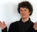 Michel Gondry, lors de la présentation de The Green Hornet , à Rome, en Italie, le 7 décembre 2010.