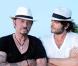 Johnny Hallyday et Mathieu Chedid à Saint-Barth, été 2010