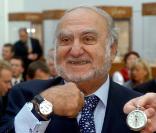 Nicolas Hayek, fondateur de l'empire Swatch.