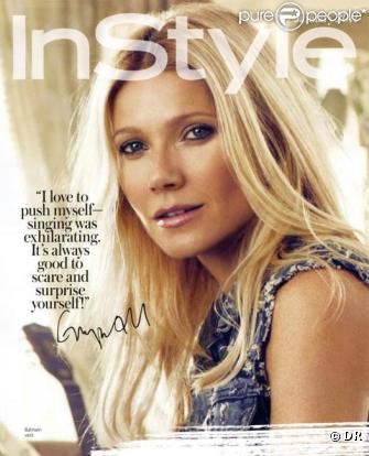 Gwyneth Paltrow en couverture d'InStyle 
