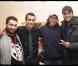 Mustapha El Atrassi a reçu la visite de ses amis lors de son passage par La Cigale, lundi 20 décembre : Mouloud Achour, Florian Gazan et Kamel le magicien (Le Grand Journal) en faisaient partie.