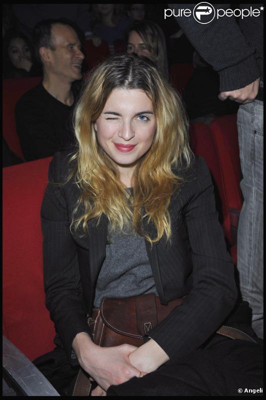 Cécile Cassel à la générale du show de Gaspard Proust, à la Cigale, le 16 décembre 2010.