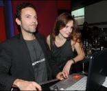 Justine Lévy et Patrick Mille, en février 2010. 