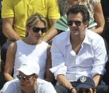 Anne-Sophie Lapix et son mari Arthur Sadoun à Roland Garros 