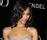 Zoe Saldana à la soirée Audi et J. Mendel à Los Angeles, le 9 janvier 2011.