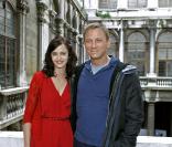 Eva Green et Daniel Craig posent pour la promotion de  Casino Royal , sorti le 22 novembre 2008.