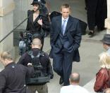 Eva Green et Daniel Craig en plein tournage de Casino Royal.