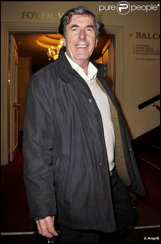Bernard Menez à la conférence de presse qui dévoilait la programmation des théâtres parisiens privés. 18 janvier 2011 