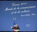 lors du discours de Nicolas Sarkozy, le mercredi 19 janvier 2011. Il a présenté ses voeux au monde de l'éducation et de le culture.