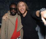 Will.i.am et David Guetta durant l'after-party des NRJ Music Awards 2011 au  Palm Beach de Cannes le 22 janvier 2011