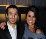 Mustapha El Atrassi et Karine Ferri lors de l'after-party des NRJ Music Awards 2011 au Palm Beach de Cannes le 22 janvier 2011