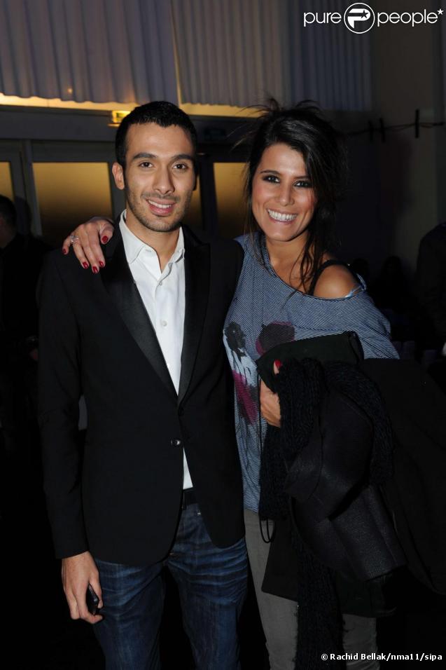 Mustapha El Atrassi et Karine Ferri lors de l'after-party des NRJ Music Awards 2011 au Palm Beach de Cannes le 22 janvier 2011