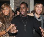 P. Diddy fête le lancement de son album Last Train to Paris à L\'Arc, en compagnie de David et Cathy Guetta ainsi que Dean et Dan de Dsquared à Paris le 23 janvier 2011