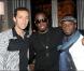 P. Diddy fête le lancement de son album Last Train to Paris à L'Arc, ici en compagnie des joueurs du PSG Nene et Claude Makelele, à Paris le 23 janvier 2011