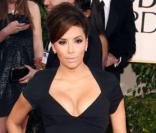 Eva Longoria à la cérémonie des Golden Globes, le 16 janvier 2011.