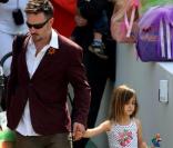 David Arquette et sa fille Coco à Beverly Hills à Beverly Hills 