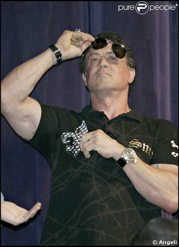 Sylvester Stallone assistait à la rencontre