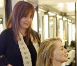 Sharon Stone dans un salon de coiffure de Beverly Hills, le 31 janvier 2011.