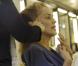 Sharon Stone dans un salon de coiffure de Beverly Hills, le 31 janvier 2011.