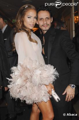 Jennifer Lopez et son mari Marc Anthony