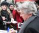 Roman Polanski, lors de son arrivée au Fouquet's, sur les Champs-Elysées, à Paris, pour le déjeuner des nominés des César 2011, le 5 février 2011.