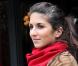 Géraldine Nakache, lors de son arrivée au Fouquet's, sur les Champs-Elysées, à Paris, pour le déjeuner des nominés des César 2011, le 5 février 2011.