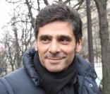 Pascal Elbé, lors de son arrivée au Fouquet\'s, sur les Champs-Elysées, à Paris, pour le déjeuner des nominés des César 2011, le 5 février 2011.