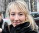 Audrey Lamy, lors de son arrivée au Fouquet's, sur les Champs-Elysées, à Paris, pour le déjeuner des nominés des César 2011, le 5 février 2011.