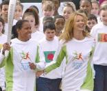 Cathy Freeman et Elle MacPherson en 2006 