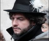 Matthieu Chedid aux obsèques de sa grand-mère Andrée, le 9 février 2011, à Paris.