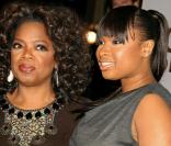 Jennifer Hudson et Oprah Winfrey lors d'une avant-première en 2007 