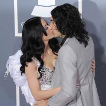 Katy Perry et Russell Brand à la cérémonie des Grammy Awards, le 13 février 2011.