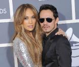 J-Lo et Marc Anthony à la cérémonie des Grammy Awards, le 13 février 2011.
