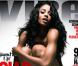 Ciara en couverture du magazine Vibe nue, octobre 2008.