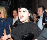 Beth Ditto lors de la soirée Vivienne Westood à Londres le 18 février 2011 où elle a célébré son anniversaire 