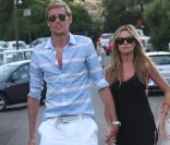 Peter Crouch et sa chéri Abbey Clancy 