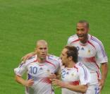 Zinedine Zidane, Thierry Henry et Franck Ribéry