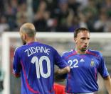Zinedine Zidane et Franck Ribéry