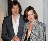 Milla Jovovich et son époux à la soirée Tom Ford le 24 février 2011 