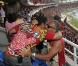 Christian Audigier à Rio de Janeiro, lors d'un match de Ronaldinho le 27 février 2011