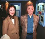 Annie Girardot et Charles Aznavour en 1995 