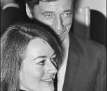 Annie Girardot et Yves Montand en 1967 
