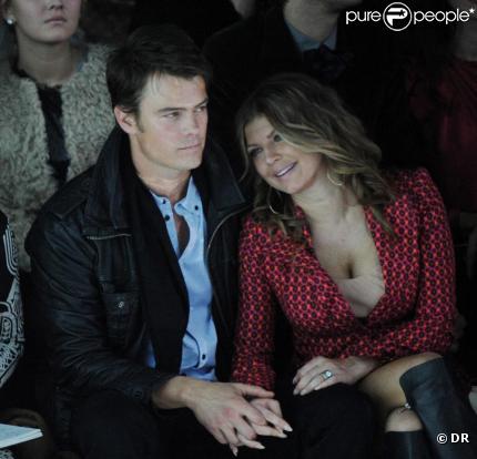 Fergie et Josh Duhamel assistent au défilé Marc Jacobs, à New York, dans le cadre de la Fashion Week, le 14 février 2011.