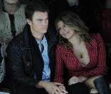 Fergie et Josh Duhamel assistent au défilé Marc Jacobs, à New York, dans le cadre de la Fashion Week, le 14 février 2011.