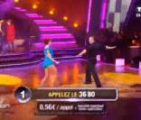 Epreuve de la dernière danse pour David Ginola et Marthe Mercadier
