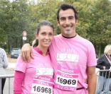 Adeline Blondieau et son chéri Laurent 
