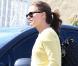 Natalie Portman, enceinte, et son fiancée Benjamin Millepied, vont déjeuner à West Hollywood, à Los Angeles, le 28 février 2011.