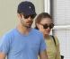 Natalie Portman, enceinte, et son fiancée Benjamin Millepied, vont déjeuner à West Hollywood, à Los Angeles, le 28 février 2011.
